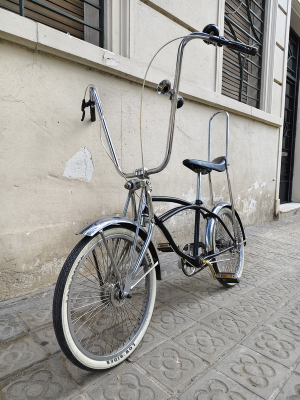 bicicleta choper lowrider inox 20x1.75 120x145x93.5 1u